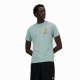 Kortrmet T-shirt til Mnd New Balance Sport Essentials Barrel Lysebl #1