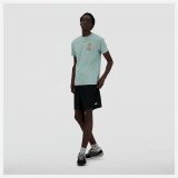 Kortrmet T-shirt til Mnd New Balance Sport Essentials Barrel Lysebl #5