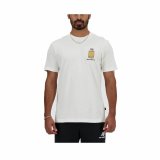 Kortrmet T-shirt til Mnd New Balance Sport Essentials Barrel Hvid #1