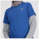 Kort�rmet T-shirt til Kvinder New Balance #4