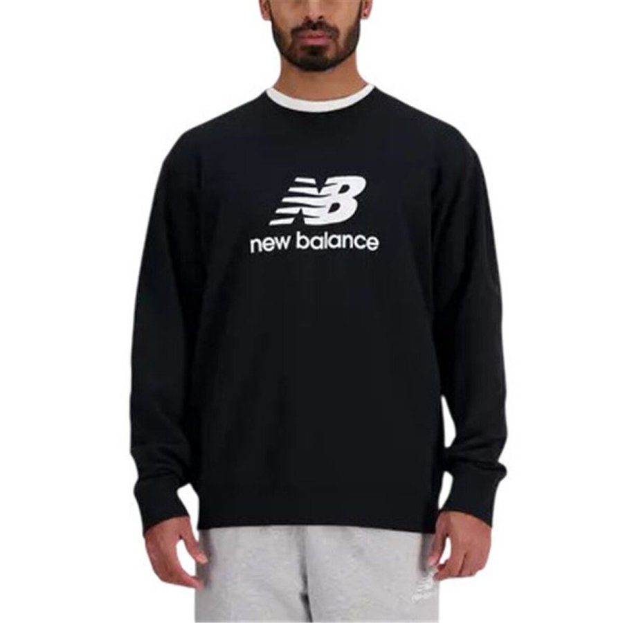 Sweaters uden H�tte til M�nd New Balance Sport Essentials French Terry Sort #1