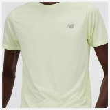 Kort�rmet T-shirt til M�nd New Balance Sport Essentials Citron #4