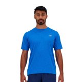 Kort�rmet T-shirt til M�nd New Balance Athletics Bl� #1