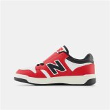 Sportssko til brn New Balance 480 HOOK LOOP Hvid Rd Tomat #2