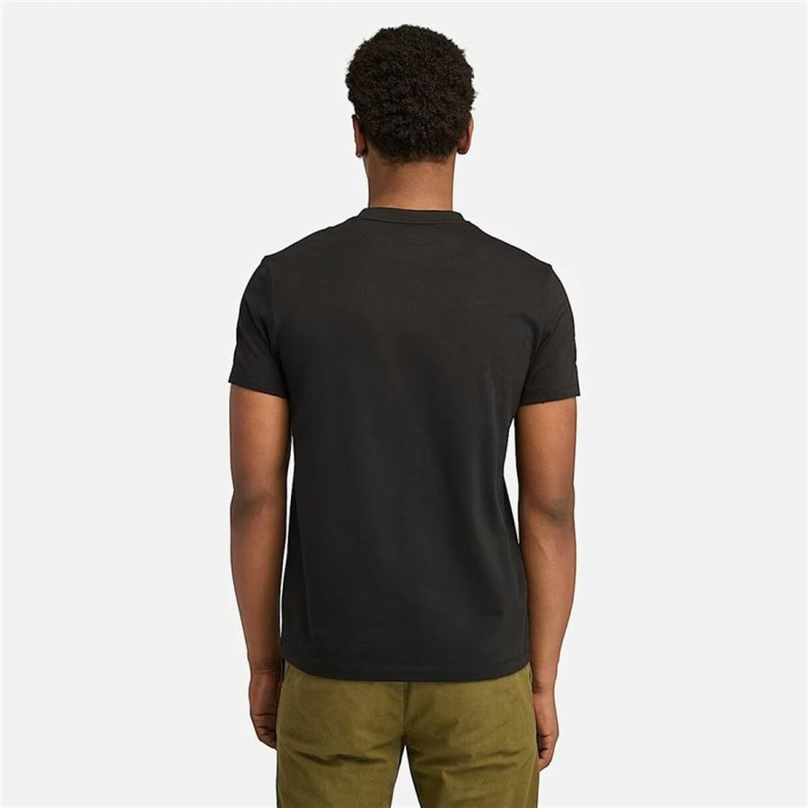 Kortrmet T-shirt til Mnd Timberland Dunstan River Sort #3