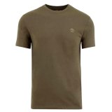 Kort�rmet T-shirt til M�nd Timberland Dunstan River Brun #1