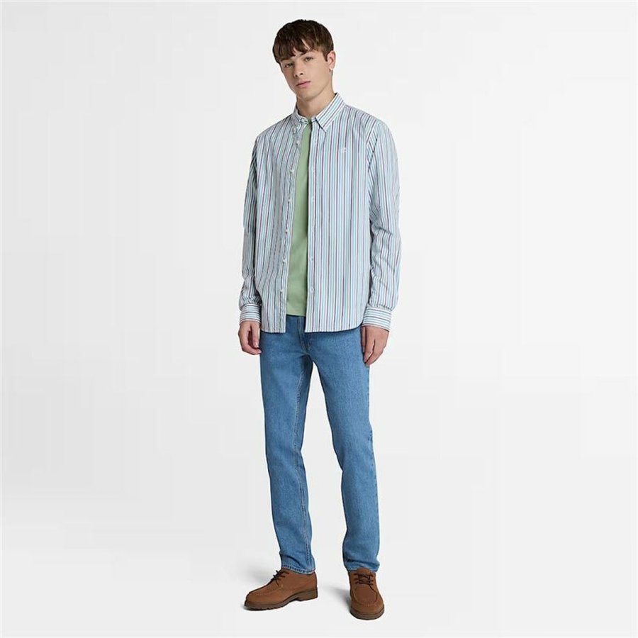 Kortrmet T-shirt til Mnd Timberland Dunstan River Khaki M #5