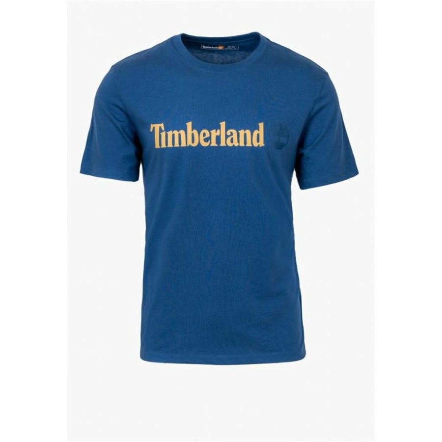 Kortrmet T-shirt til Mnd Timberland Kennebec River Bl Indigo #1