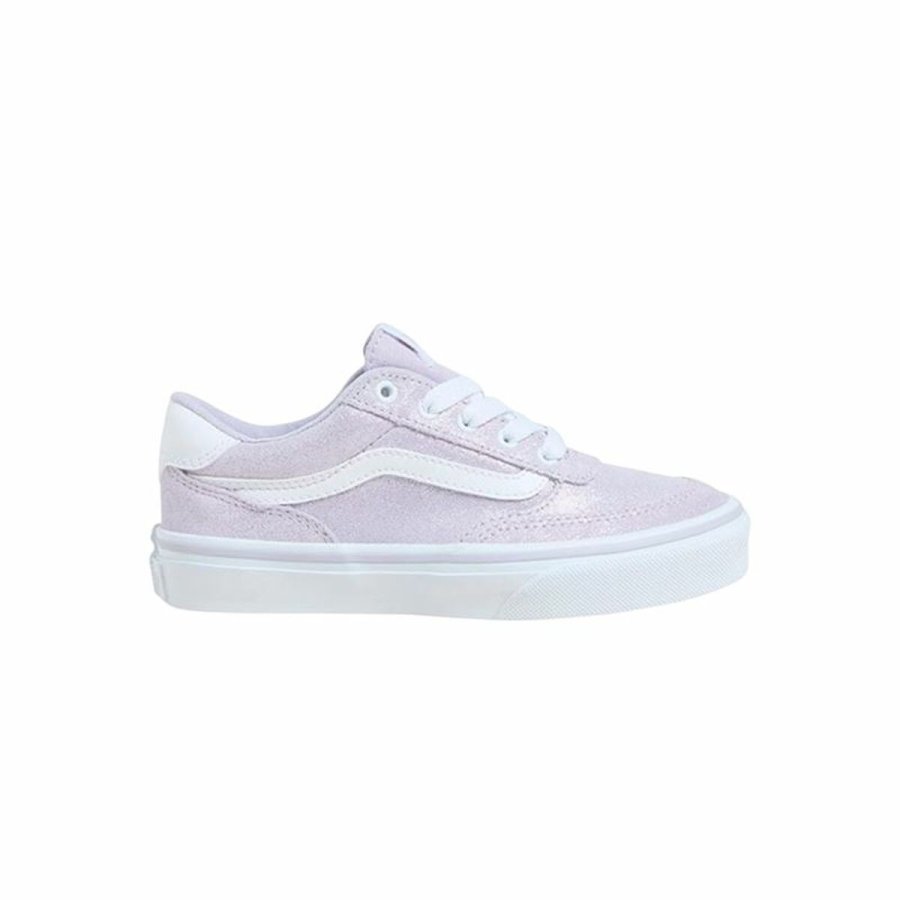 Sportssko til brn Vans Brooklyn Ls Foil Pink #1