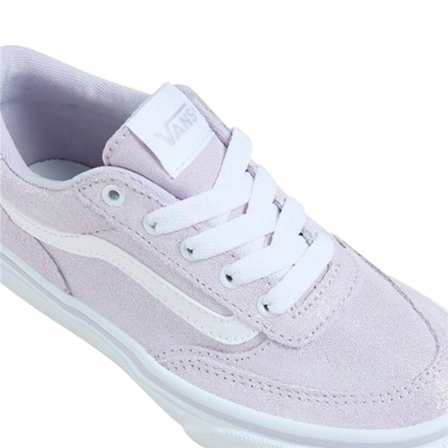 Sportssko til brn Vans Brooklyn Ls Foil Pink #4