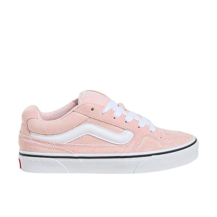 Kvinde Casual Sneakers Vans Caldrone Sume Beige #1