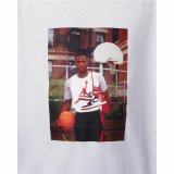 Kortrmet T-shirt til Brn Jordan Jdb Mj Brand Photo Ss Crew Hvid #3