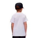 B�rne Kort�rmet T-shirt Jordan Mj Wordmark Emb Crew Hvid #2