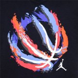 Brne Kortrmet T-shirt Jordan Jdb Bball Fire Ss Sort #3