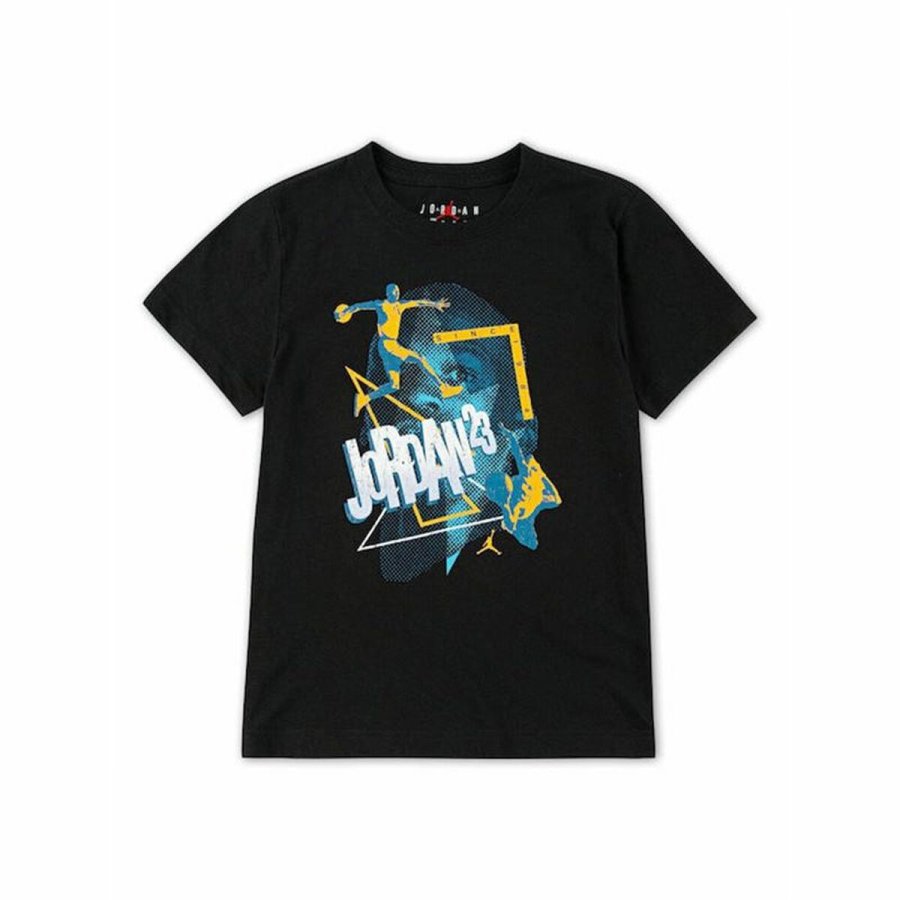 Brne Kortrmet T-shirt Jordan Jdb Jordan 3Peat Ss Sort #1