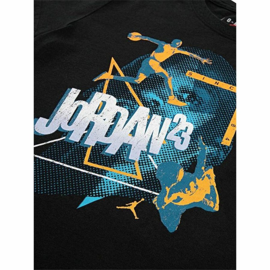 Brne Kortrmet T-shirt Jordan Jdb Jordan 3Peat Ss Sort #3