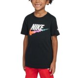 B�rne Kort�rmet T-shirt Nike Brandmark Swoosh Sort #1