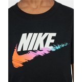 B�rne Kort�rmet T-shirt Nike Brandmark Swoosh Sort #3