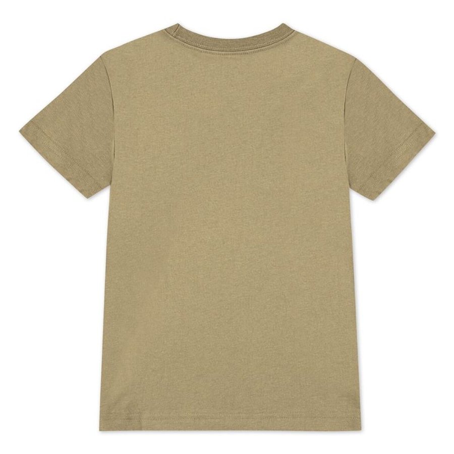 B�rne Kort�rmet T-shirt Nike Brandmark Stack Beige #2