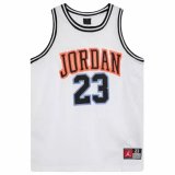 Basketballstrje Jordan Hvid #1