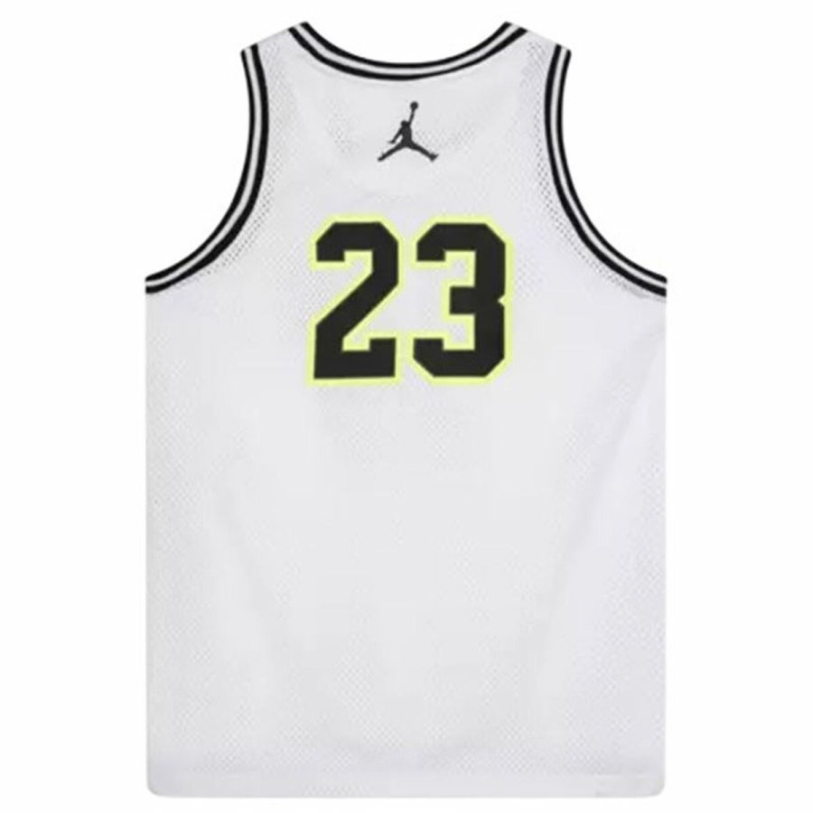 Basketballstrje Jordan Hvid #2