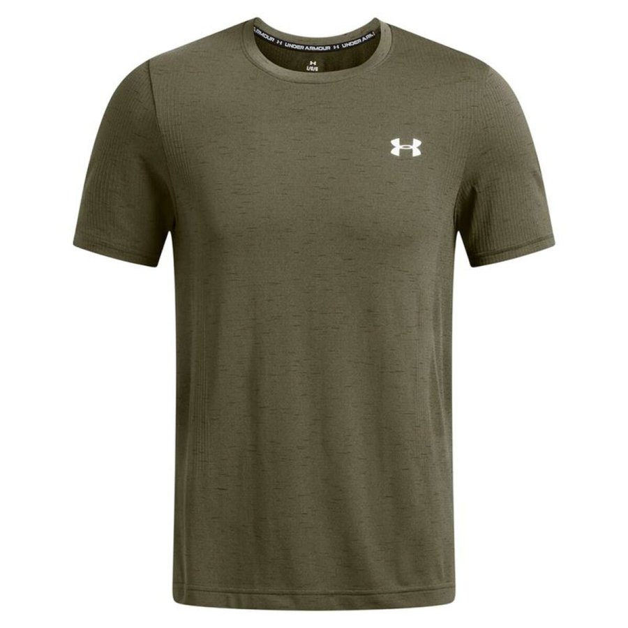 Kort�rmet T-shirt til M�nd Under Armour 1382801-390 Oliven (XL) #1