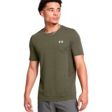 Kort�rmet T-shirt til M�nd Under Armour 1382801-390 Oliven (XL) #3