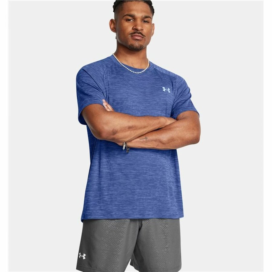 Kortrmet T-shirt til Mnd Under Armour Tech Textured Ss Mrkebl #5