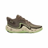 Basketballsko til voksne Under Armour Spawn 6 Mid Brun #5