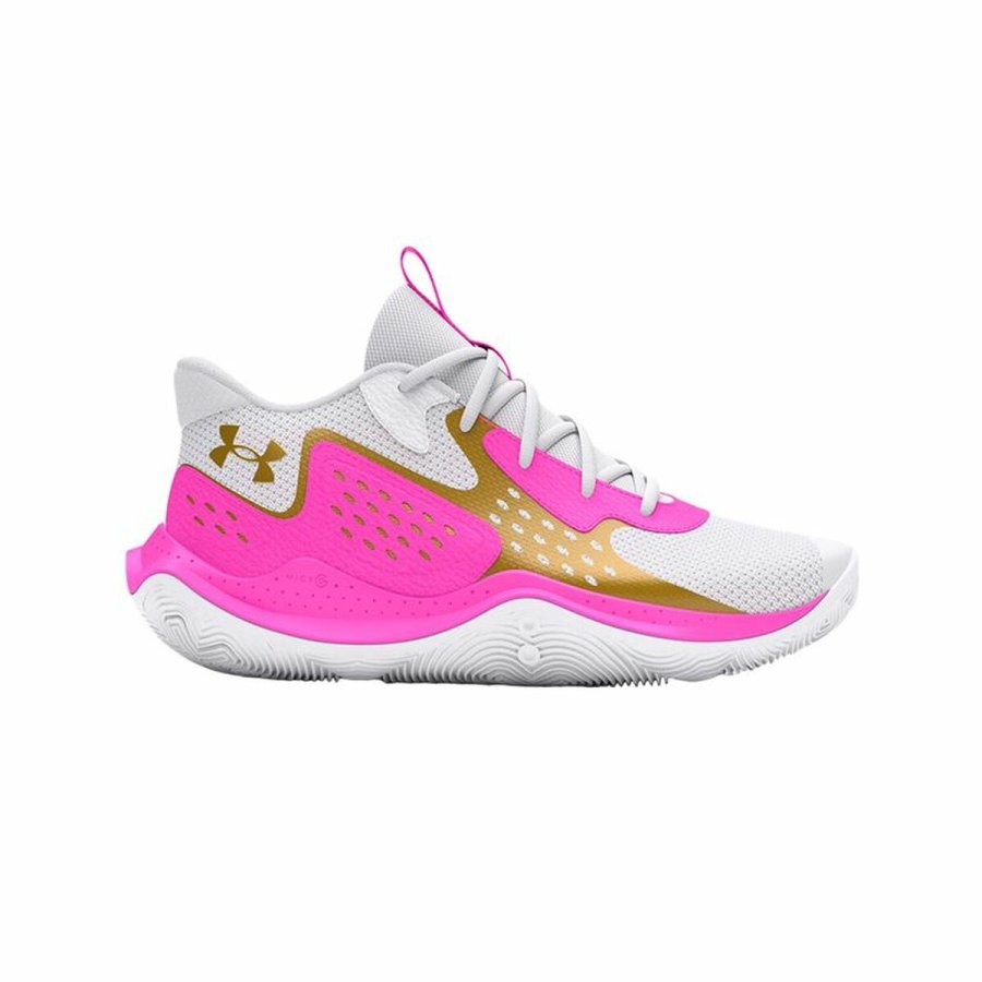 Basketballsko til voksne Under Armour Jet '23 Hvid #5
