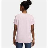 Kortrmet T-shirt til Mnd Under Armour Tech Pink #2