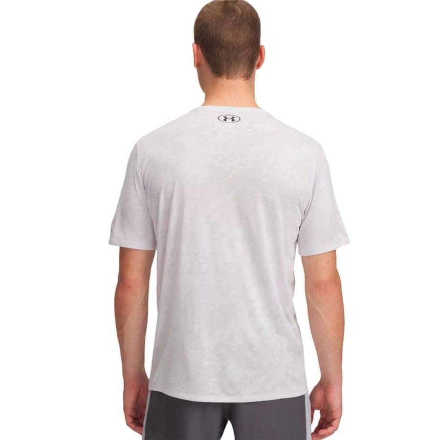 Kort�rmet T-shirt til M�nd Under Armour Tech Lysegr� #2
