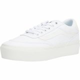 Sportssneakers til damer Vans Brooklyn Ls Platform Cnvs Hvid #4