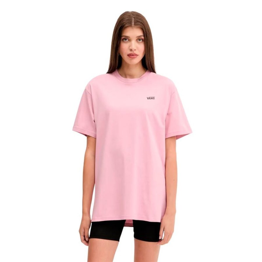 Kort�rmet T-shirt til Kvinder Vans Pink #1