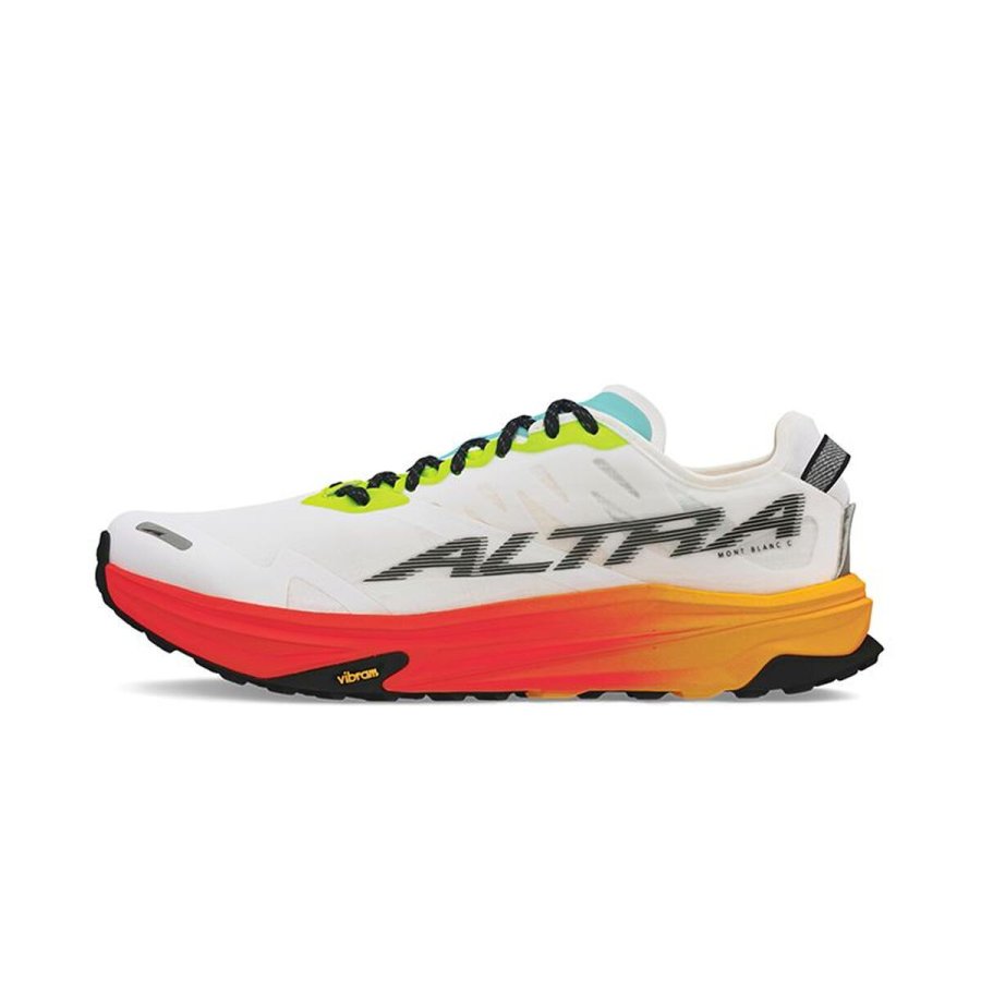 Trail l�besko til m�nd (bjergl�b) Altra Mont Blanc Carbon Hvid #1