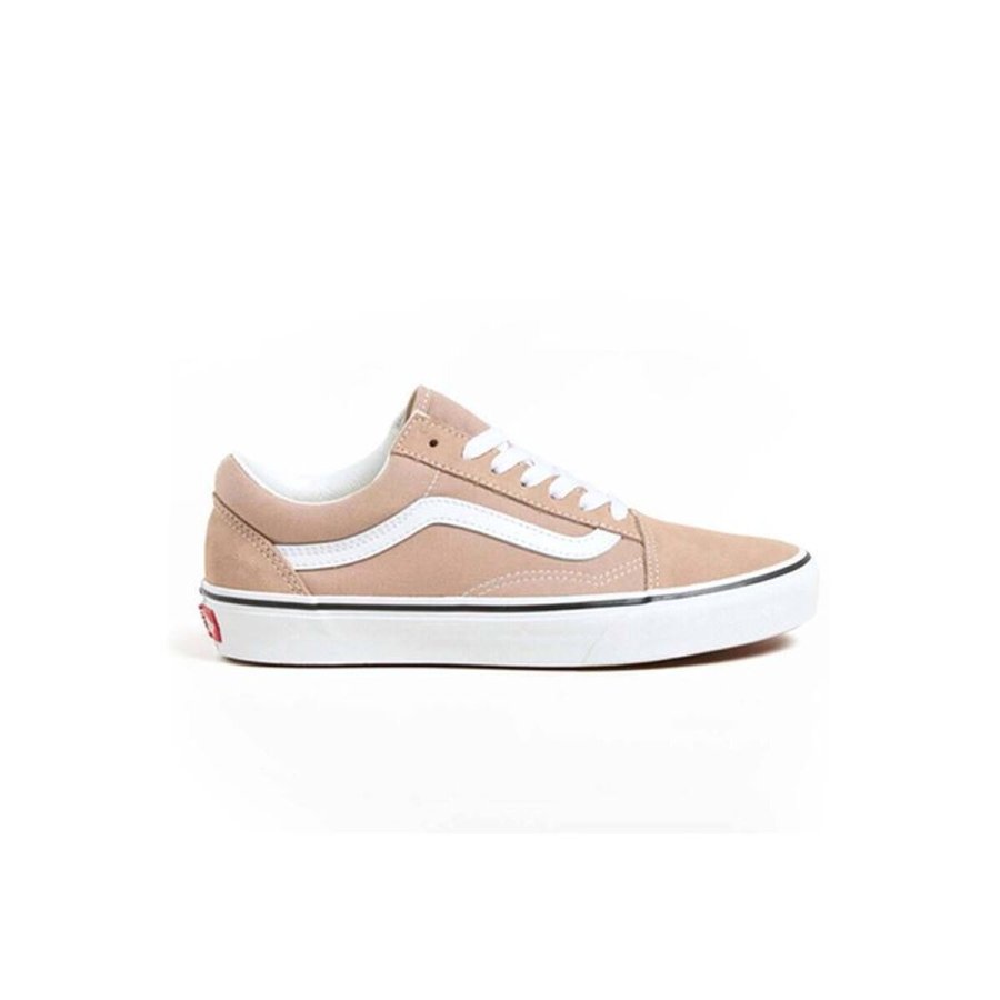Kvinde Casual Sneakers Vans Brooklyn Ls Outd Wrmtp Beige #1