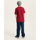 B�rne Kort�rmet T-shirt Vans Classic Bordeaux R�dbrun M�rker�d #4