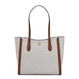 Skuldertaske Michael Kors Leida Beige 34 x 29 x 12 cm #1