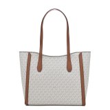 Skuldertaske Michael Kors Leida Beige 34 x 29 x 12 cm #2
