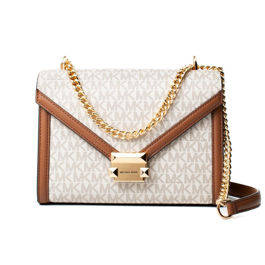 Skuldertaske Michael Kors Whitney Beige 24 x 18 x 8 cm #1