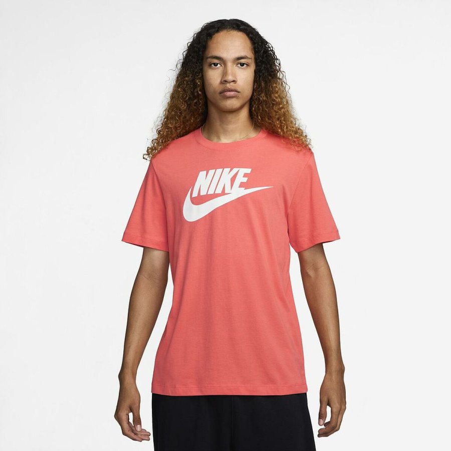 Kort�rmet T-shirt til M�nd Nike M NSW TEE ICON FUTURA AR5004 814 Pink #2