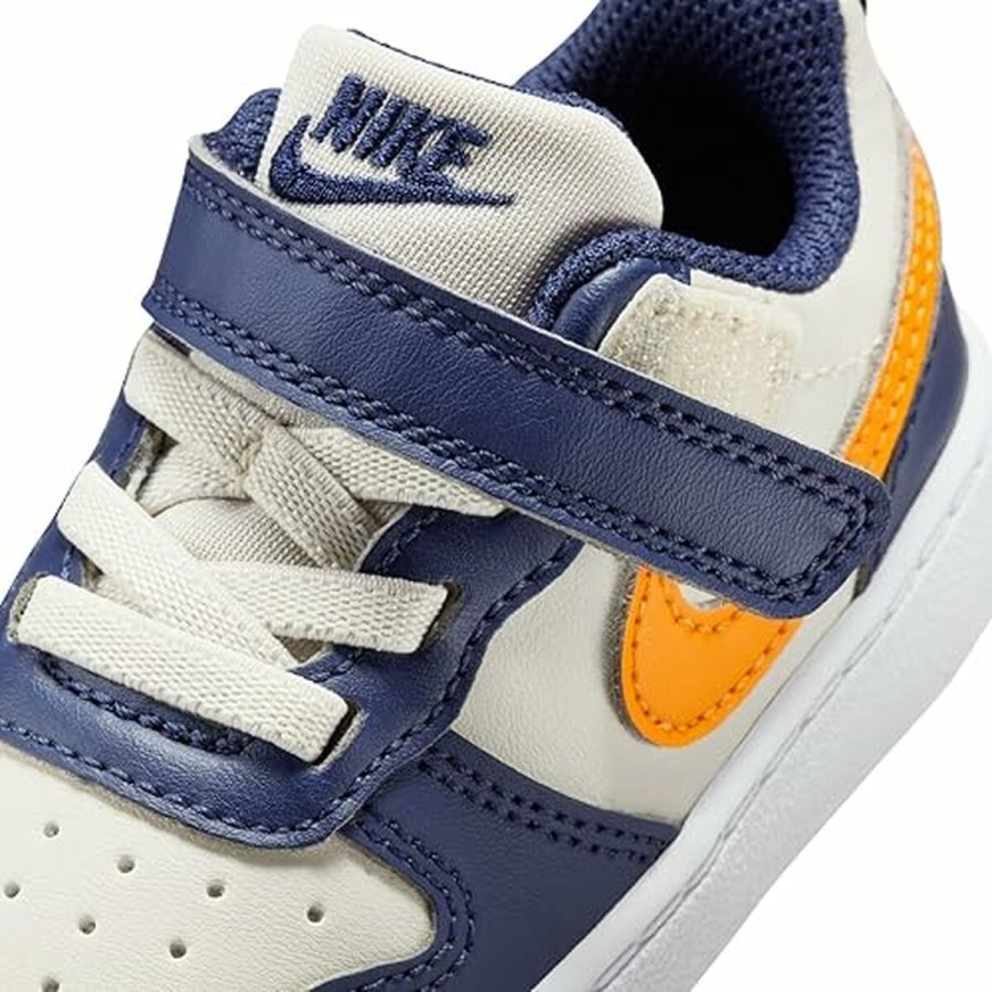 Sportssko til baby Nike COURT BOROUGH LOW RECRAFT BTV DV5458 126 Hvid #7