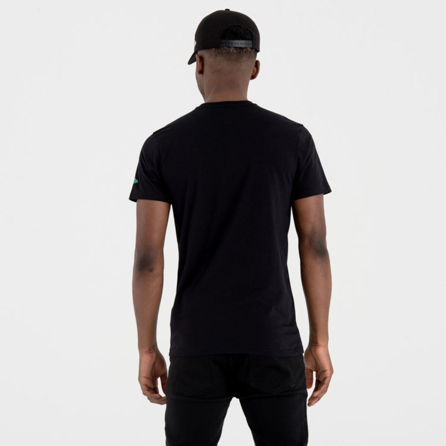 Kort�rmet T-shirt til M�nd New Era NOS NBA BOSCEL 60505459  Sort #5