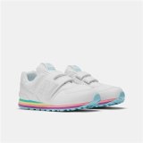 Sportssko til b�rn New Balance 574 Core Hook Loop Hvid #5