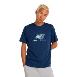 Kort�rmet T-shirt til M�nd New Balance Sport Essentials Gradient M�rkebl� #1