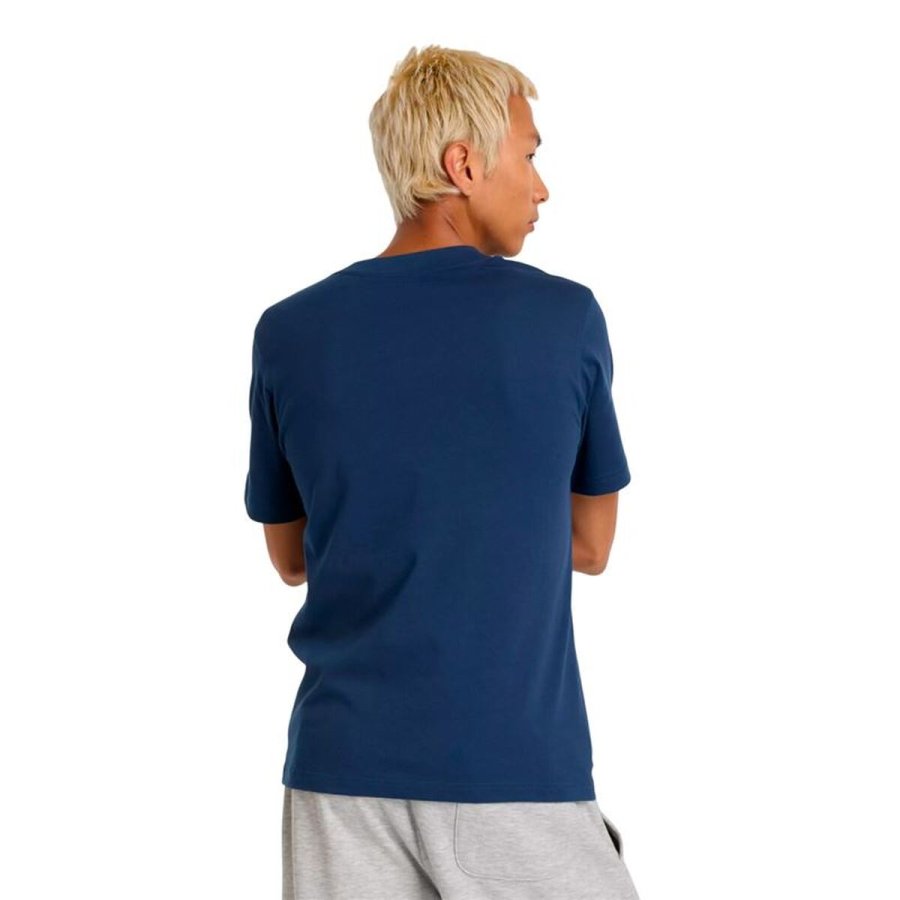 Kort�rmet T-shirt til M�nd New Balance Sport Essentials Gradient M�rkebl� #2