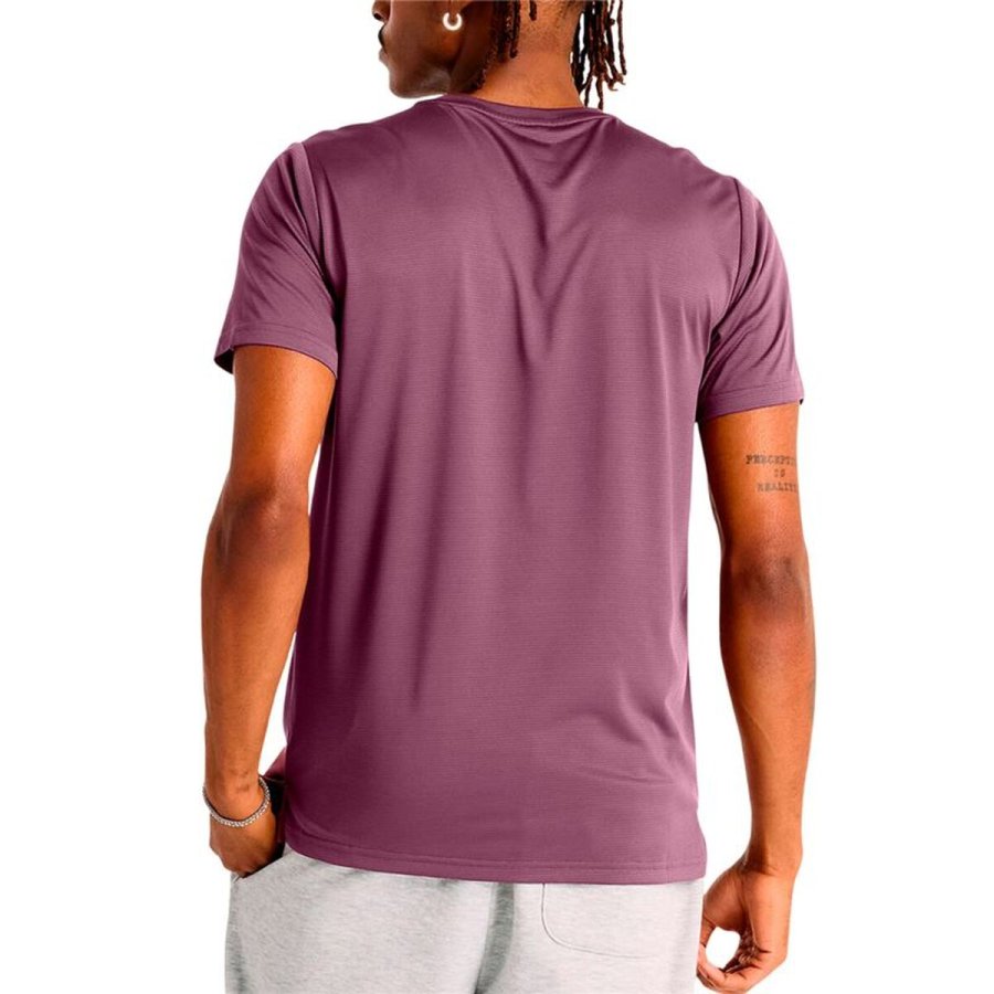 Kort�rmet T-shirt til M�nd New Balance Sport Essentials Lilla #2