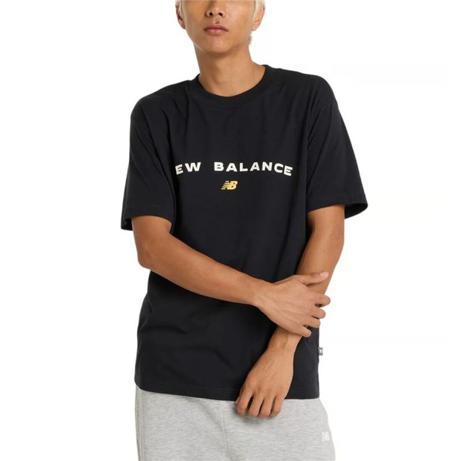Kort�rmet T-shirt til M�nd New Balance Reimagined Graphic 1 Sort #1