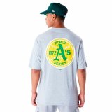 Kortrmet T-shirt til Mnd New Era MLB WORLD SERIES OS Oakland Athletics #2