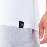Kortrmet T-shirt til Mnd New Era MLB FOOD GRPHC OS New York Yankees Hvid #5